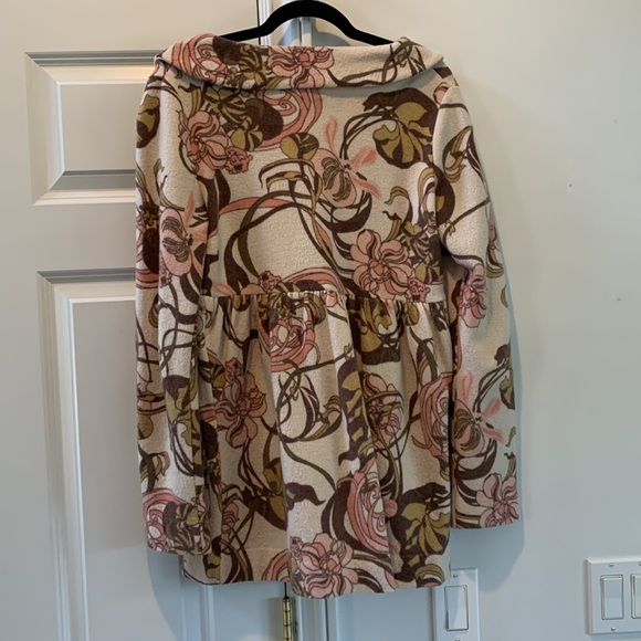 Anthropologie Guinevere Kirkless Floral Cardigan Size Medium - Picture 4 of 4